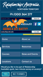 Mobile Screenshot of nt.relationships.org.au